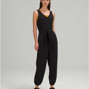 COPY - Lululemon Ease of it All V-Neck Jumpsuit sz 8 in Black